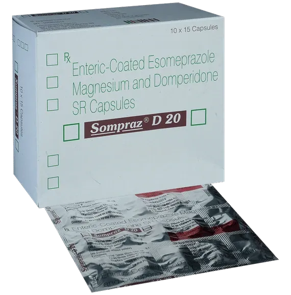 sompraz d 20mg capsule 15's